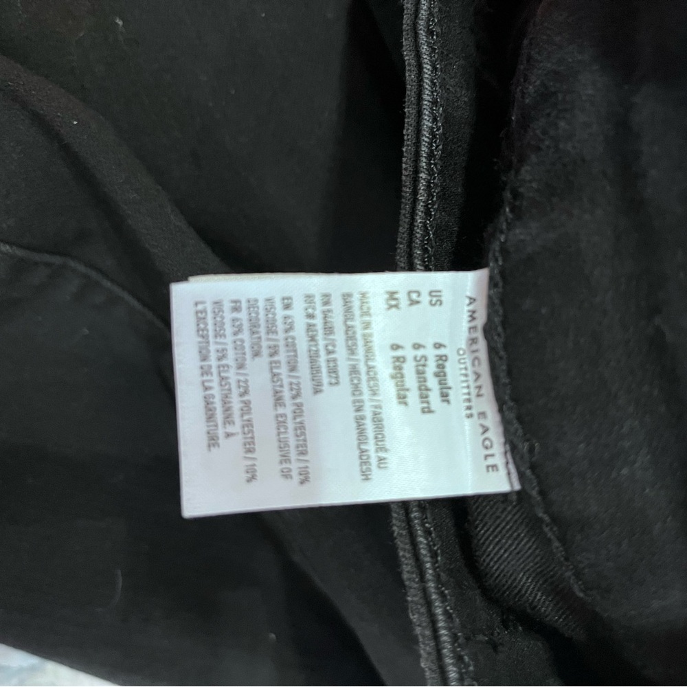 American Eagle Outfitters Black Skinny Jeans - Picture 4 of 7